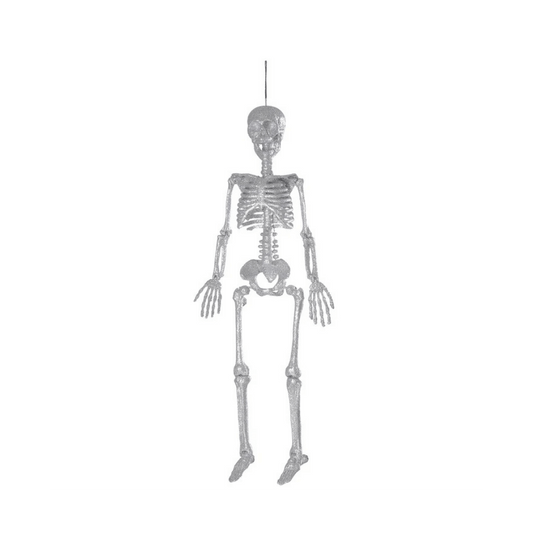 Alpha 55 figurine à suspendre Squelette pailleté décoratif – Halloween festif Alpha55