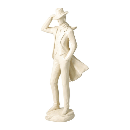 Alpha 55 Figurine Femme & Homme en Polyrésine Décorative