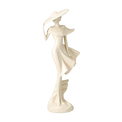 Alpha 55 Figurine Femme & Homme en Polyrésine Décorative