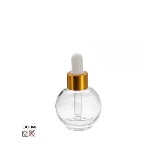 Alpha 55 Flacon en verre compte-gouttes pratique