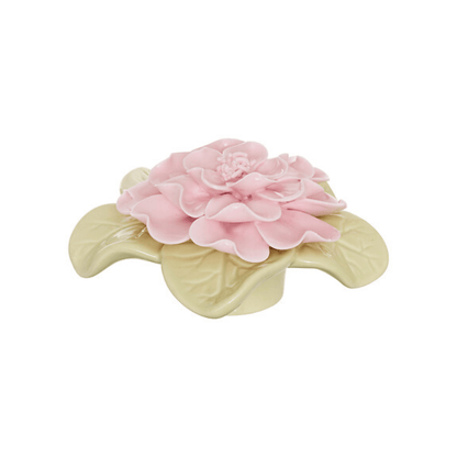 Alpha 55 Fleur déco Fleur de Rose en céramique élégante