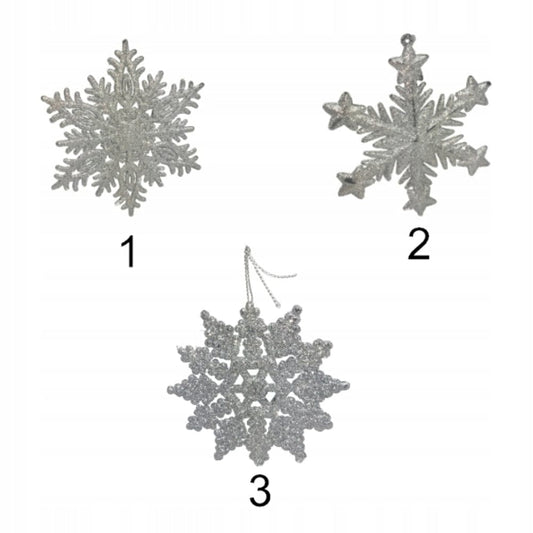 Alpha 55 Flocon Paillettes Argent – Déco Scintillante & Festive