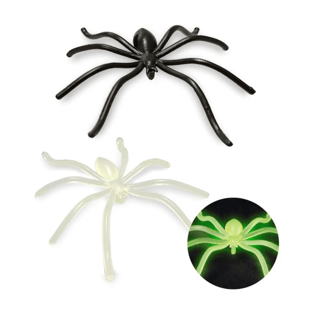 Alpha 55 Fluorescent Set de 6 Araignées GID – Décoration Halloween