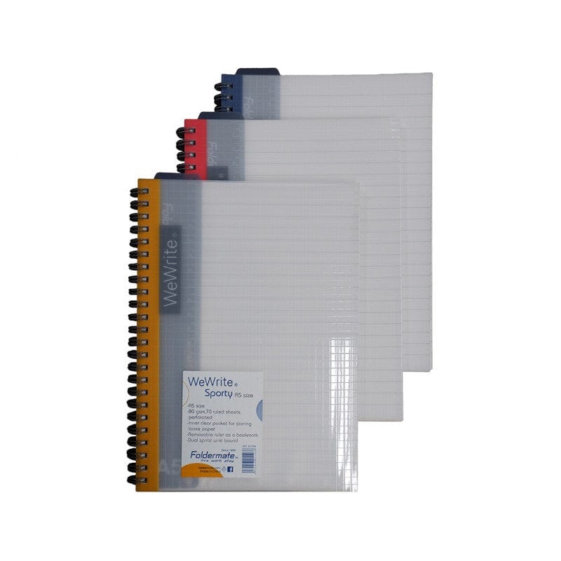 Alpha 55 FOLDERMATE cahier spiral 160 pages A5