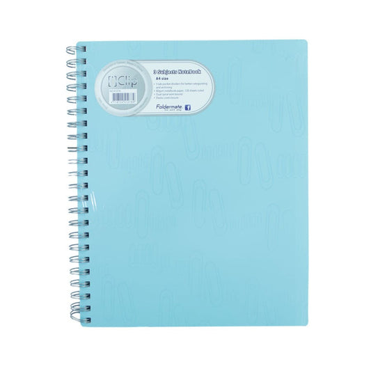 Alpha 55 FOLDERMATE cahier spiral 240 pages A4