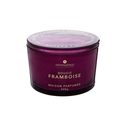Alpha 55 Framboise Bougie Parfumée Glowy 440 g en Pot Verre