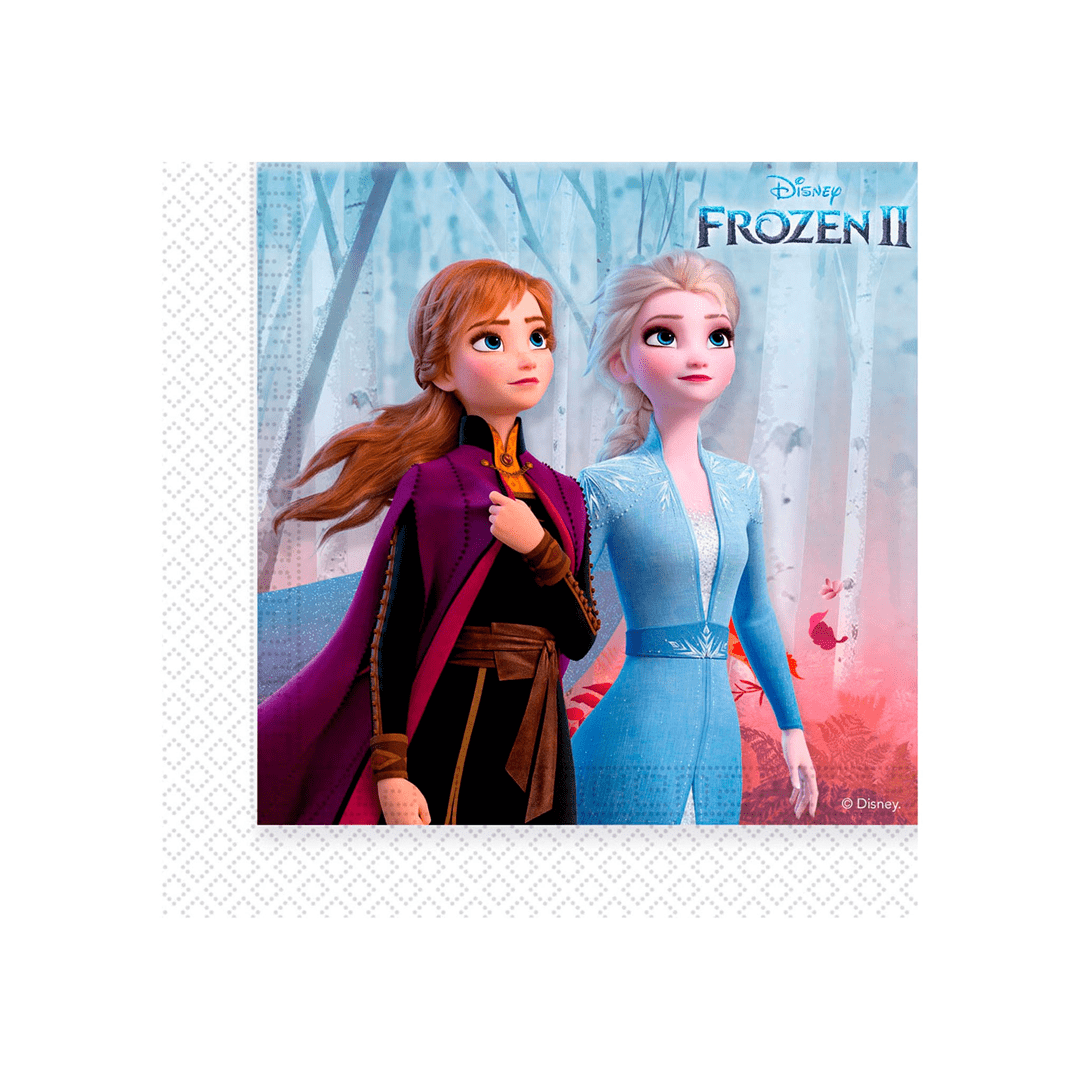 Alpha 55 Frozen, lot de 20 serviettes 33 cm