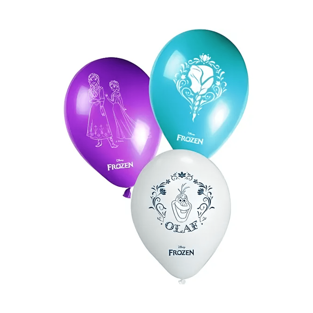 Alpha 55 Frozen, lot de 8 ballons latex