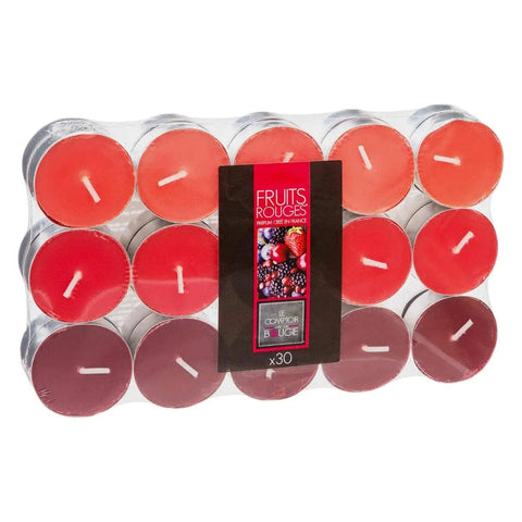 Alpha 55 Fruits rouges Lot De 30 Bougies Parfumées
