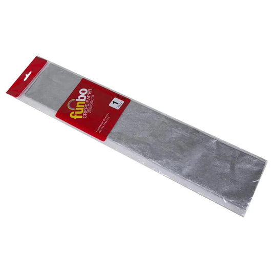 Papier Crépon Argent Funbo 36 g — Alpha 55 Maroc