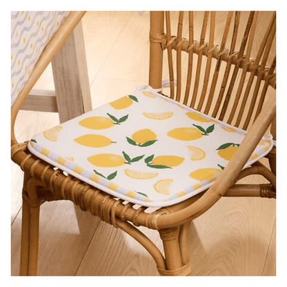 Alpha 55 Galette de Chaise Fruity 39 x 39 cm Jaune