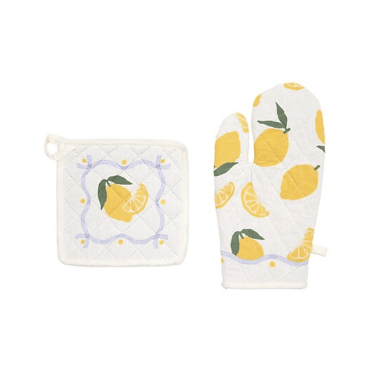 Alpha 55 Gant + manique coton Fruity cuisine protection