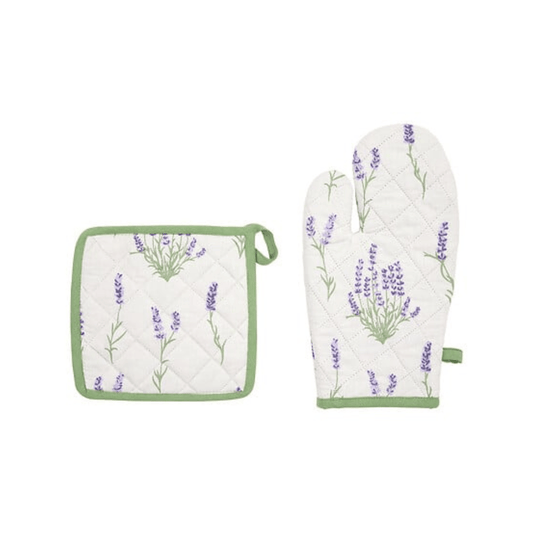 Alpha 55 Gant + manique coton Garrigue protection cuisine