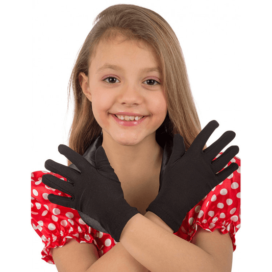 Alpha 55 gant Noir Gants courts pour enfant noirs