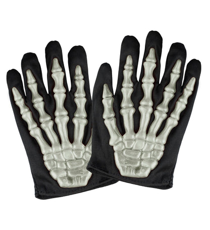 Alpha 55 gant Noir Gants de squelette pour enfant Glow in the dark