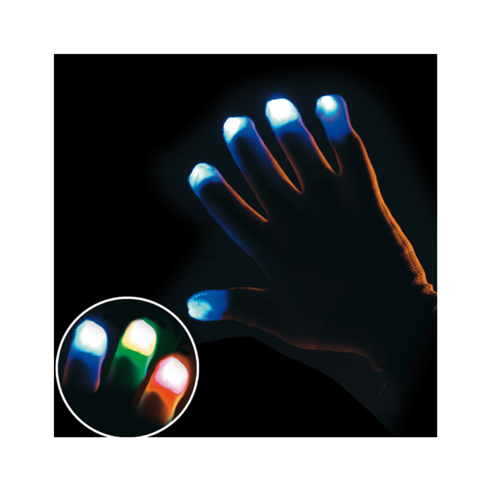 Alpha 55 Gants Adultes Doigts Lumineux Accessoire Halloween