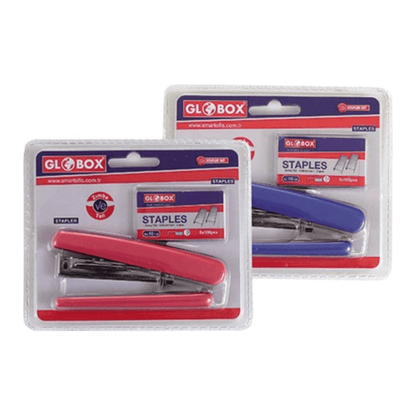 Alpha 55 Globox Agrafeuse de Bureau 24/6 – 3 Coloris Assortis