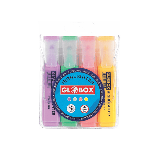 Alpha 55 Globox set fluorescent Pastel X4