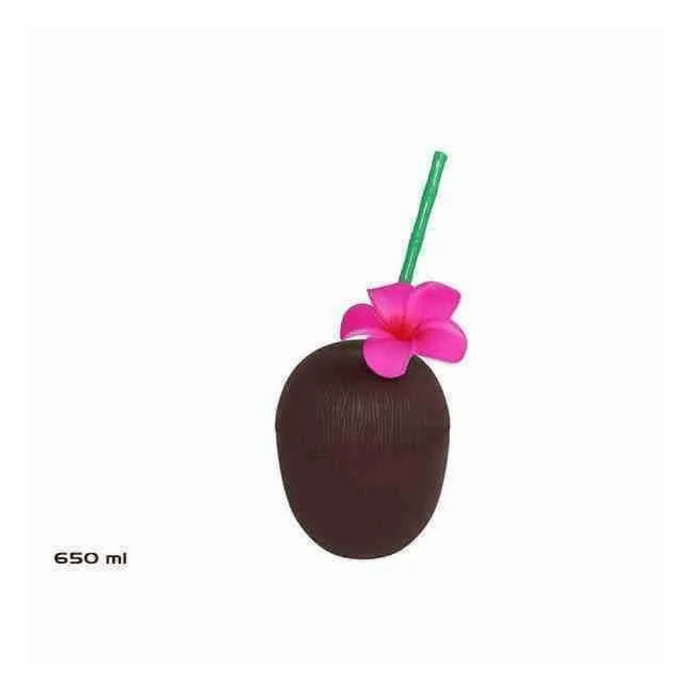 Alpha 55 Gobelet avec Paille Coco 650 ml en plastique