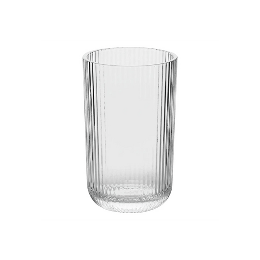 Alpha 55 Gobelet haut strié EMA transparent – Moderne & chic