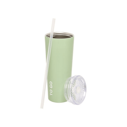 Alpha 55 Gobelet isotherme To Go 0,7L avec paille vert