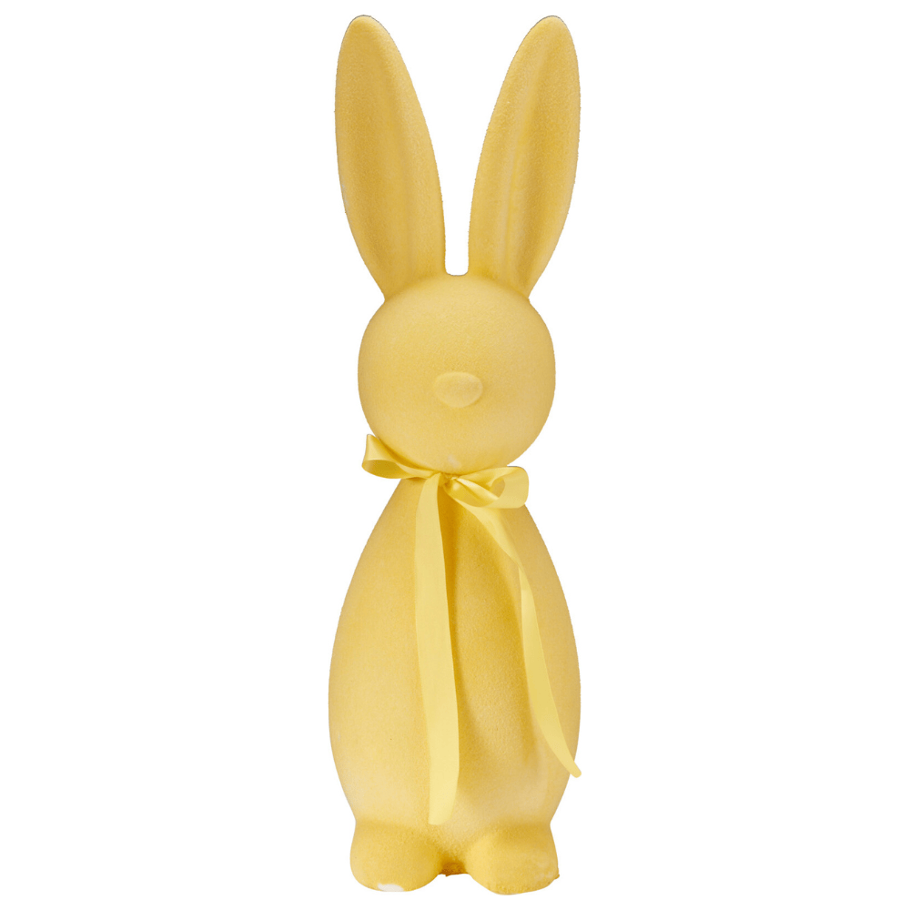 Alpha 55 Grand Lapin debout avec nœud satin – Déco Pâques