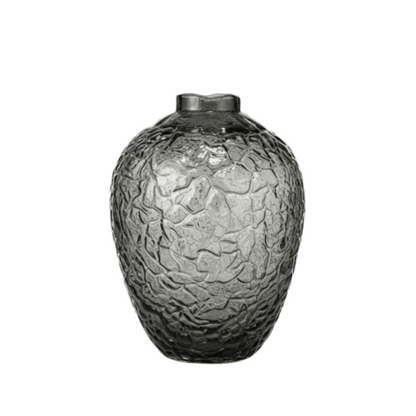 Alpha 55 Grand Vase Cruche en Verre Martelé – Style Authentique