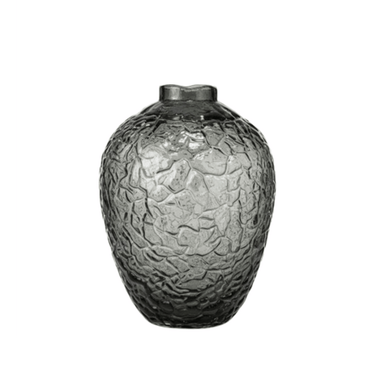 Alpha 55 Grand Vase Cruche en Verre Martelé – Style Authentique
