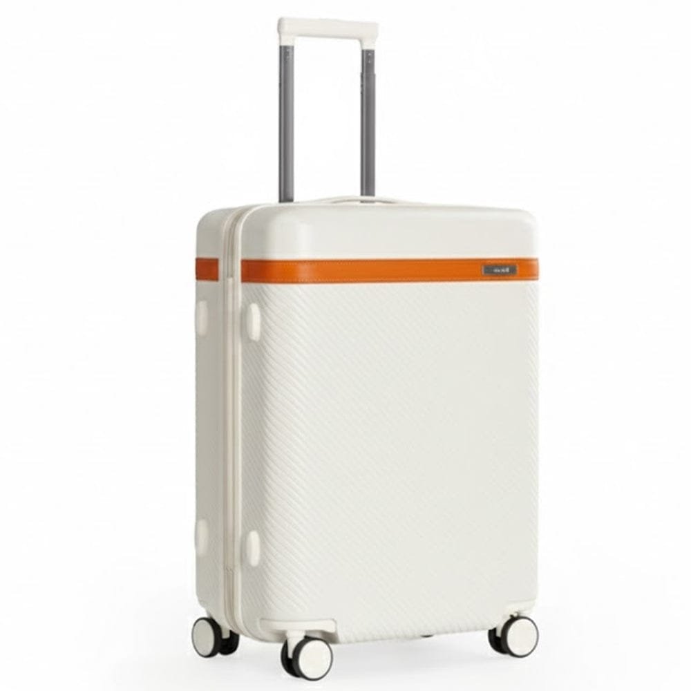 Alpha 55 Grande Trolley 8 Roues KAZONNE Blanc – Élégance & Robustesse