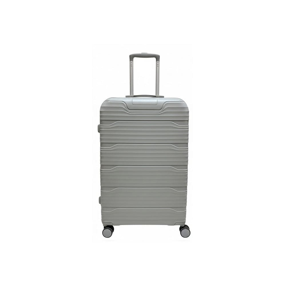 Alpha 55 Grande Trolley gris 8 roues – Valise robuste et élégante