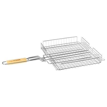 Alpha 55 Grille de barbecue panier chrome