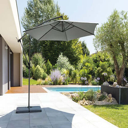 Alpha 55 Gris Ardoise Parasol décentré "Manoa"