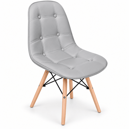 Alpha 55 Gris Chaise Scandinave Confort