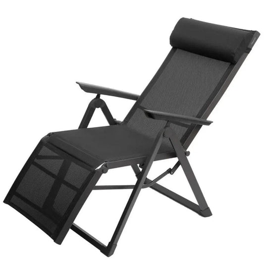 Alpha 55 Gris Fauteuil pliable "Décima" en aluminium