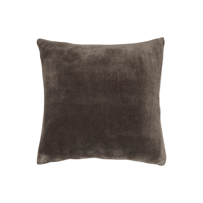 Alpha 55 Gris Foncé Coussin Flanelle Ollis 38 x 38 cm en Polyester