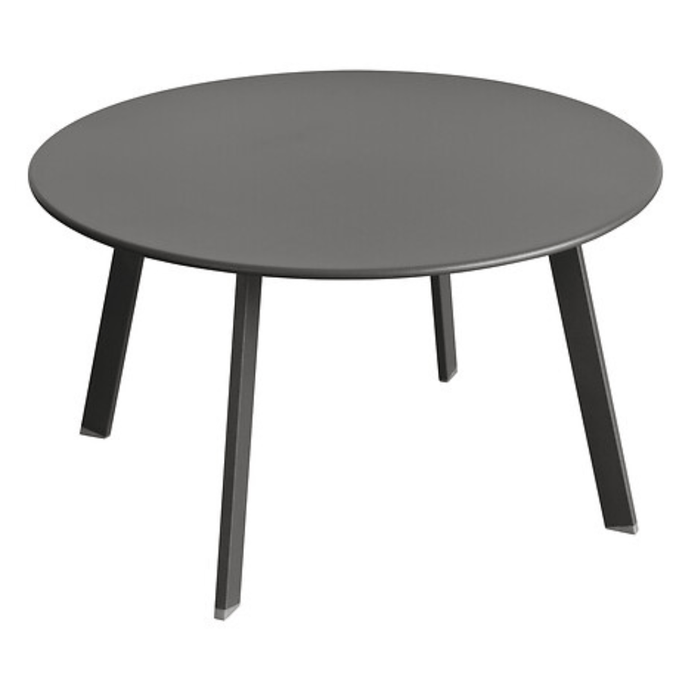 Alpha 55 Gris Graphite Table d’Appoint de Jardin Saona Ronde