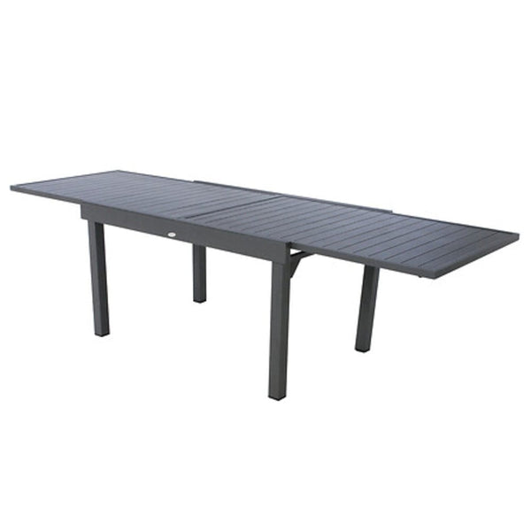 Alpha 55 Gris Graphite Table de jardin extensible rectangulaire
