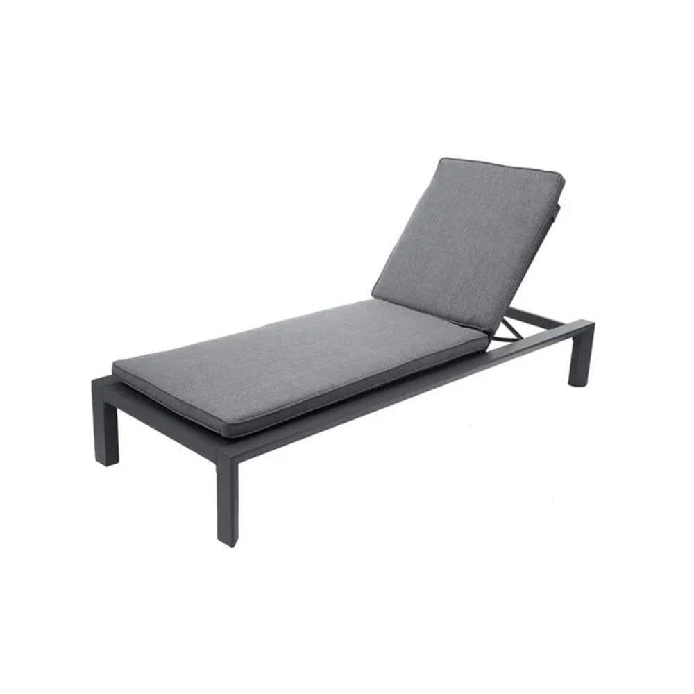 Alpha 55 Gris Lit de piscine simple Evasion en aluminium