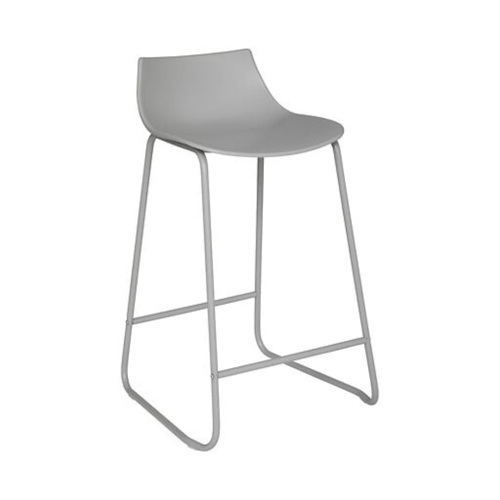 Alpha 55 Gris Tabouret de bar otac en métal moderne