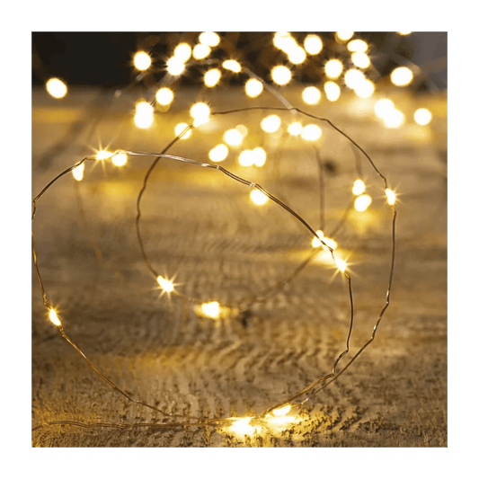 Alpha 55 Guirlande 100 LED Blanc Chaud 5m – Intérieur