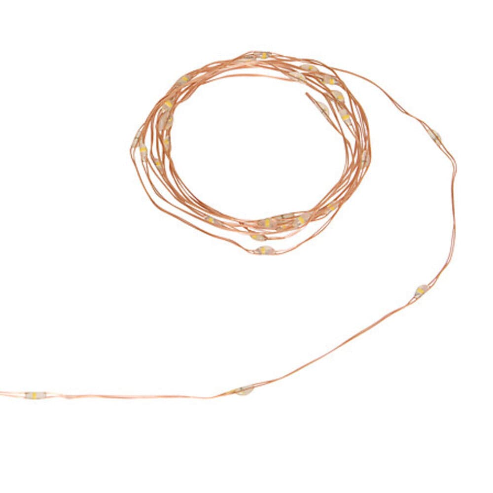 Alpha 55 Guirlande 40 LED Blanc Chaud 2m – Fil Cuivre