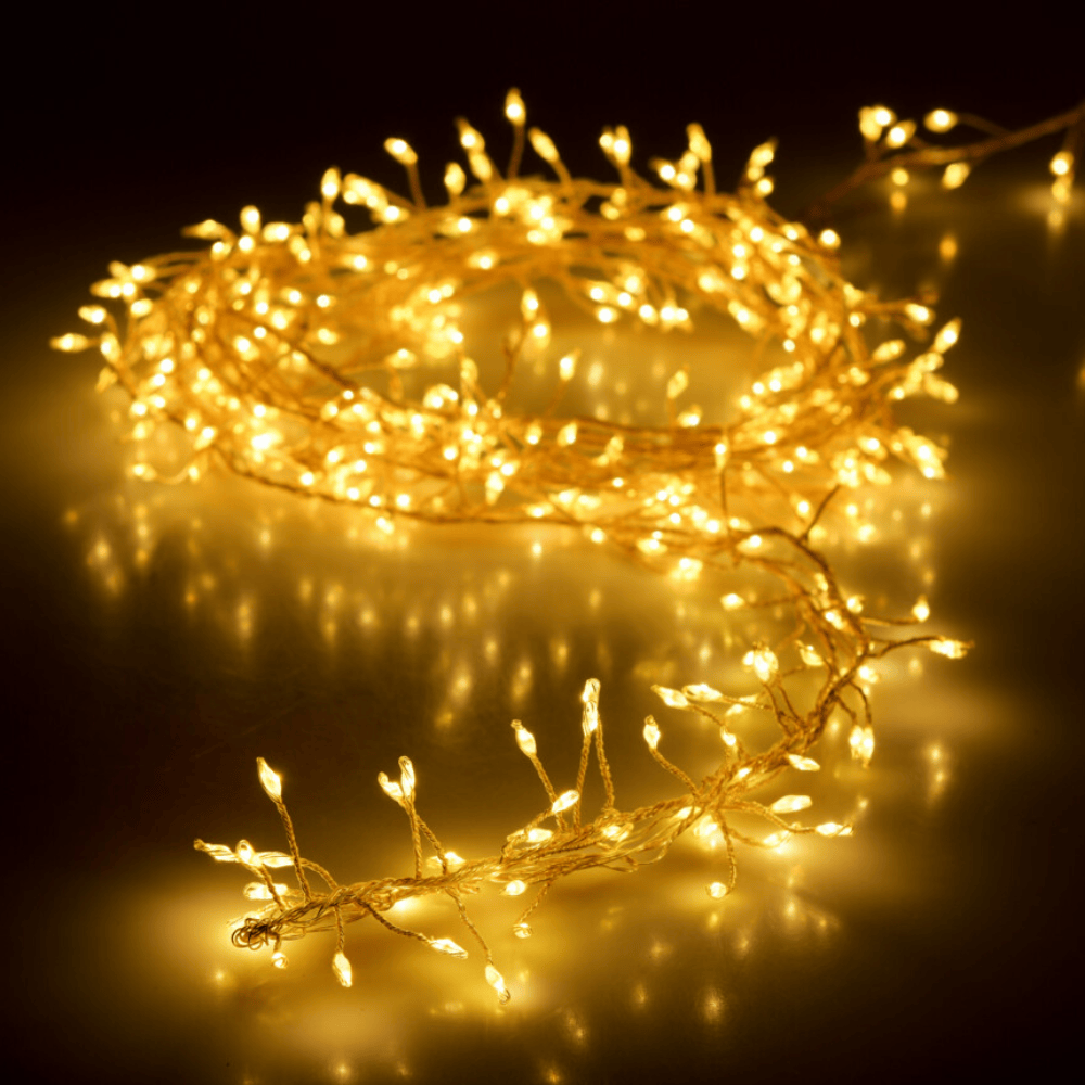 Alpha 55 Guirlande Cluster 1440 LED blanc chaud – Noël