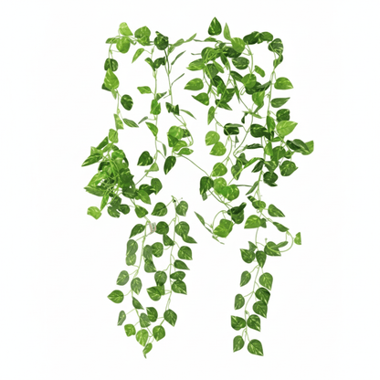 Alpha 55 Guirlande de lierre 66 feuilles décorative naturelle