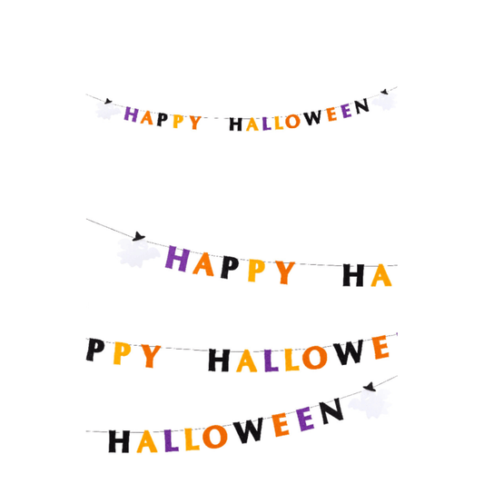 Alpha 55 Guirlande Feutre Happy Halloween 1,8 m