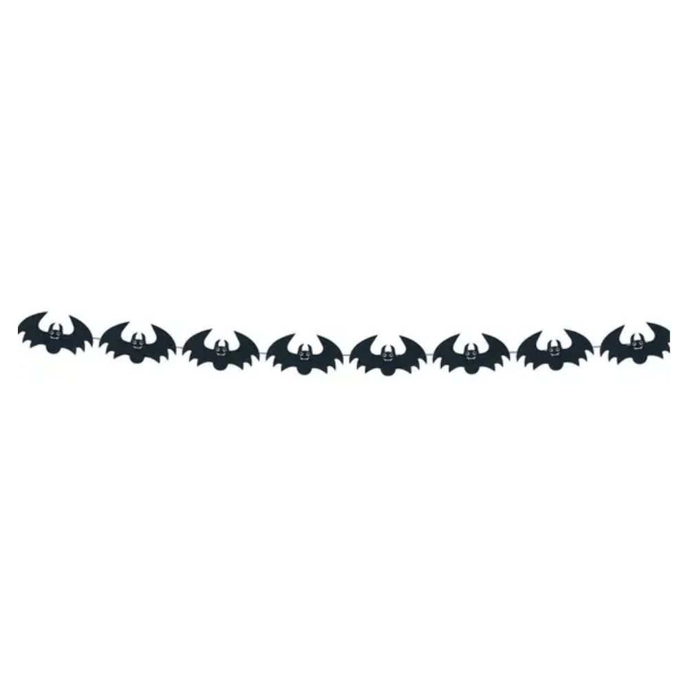 Alpha 55 Guirlande Feutrine Chauve-Souris 2 m – Halloween