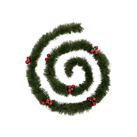 Alpha 55 Guirlande Guirlande de Noël avec boules