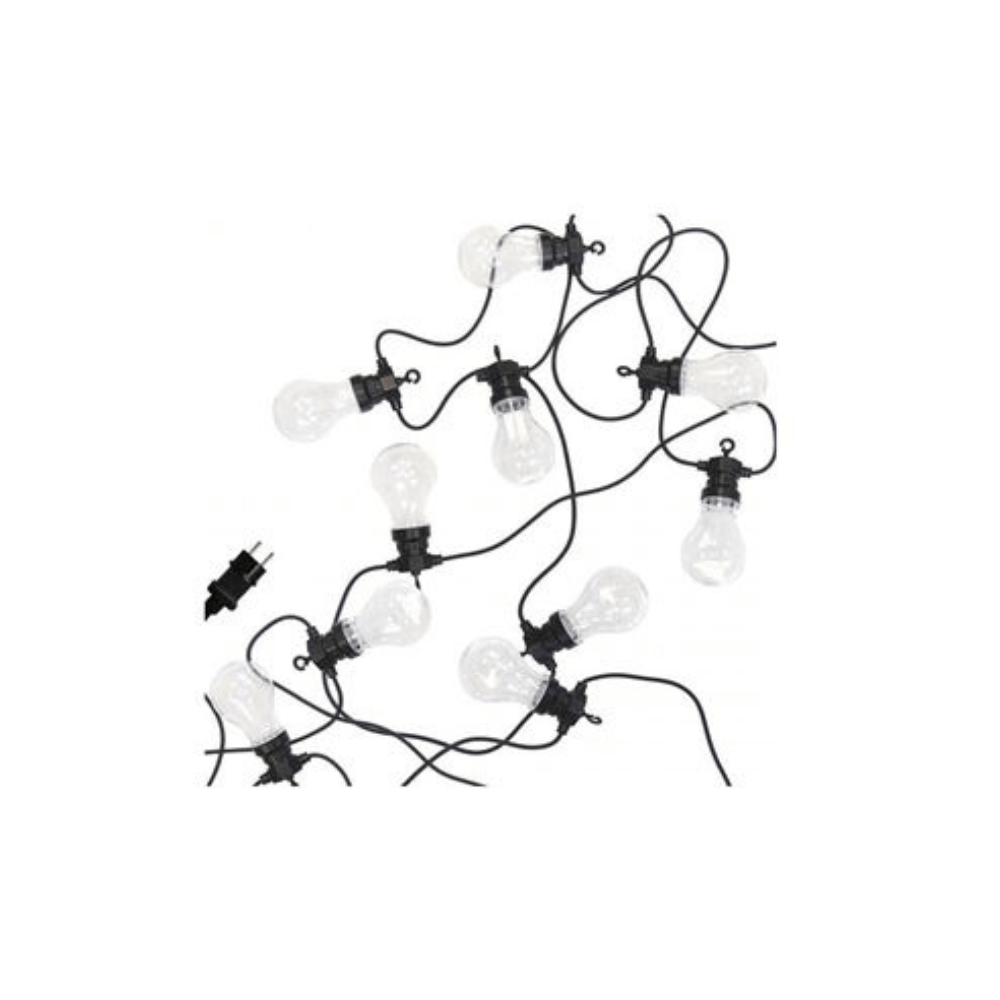 Alpha 55 Guirlande LED 12,5 m 20 Ampoules Blanc Chaud