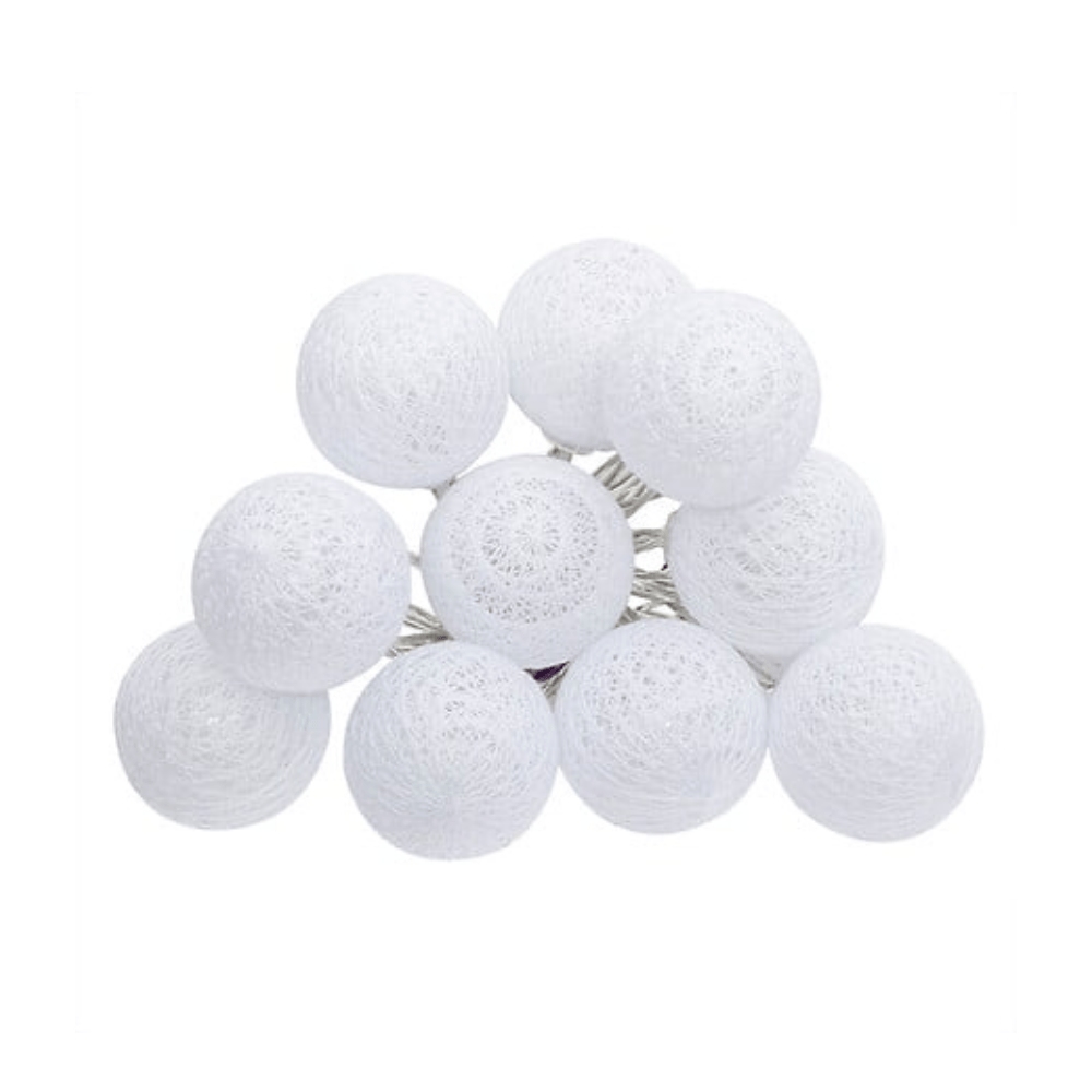 Alpha 55 Guirlande LED à pile Tara 10 boules – Ambiance déco