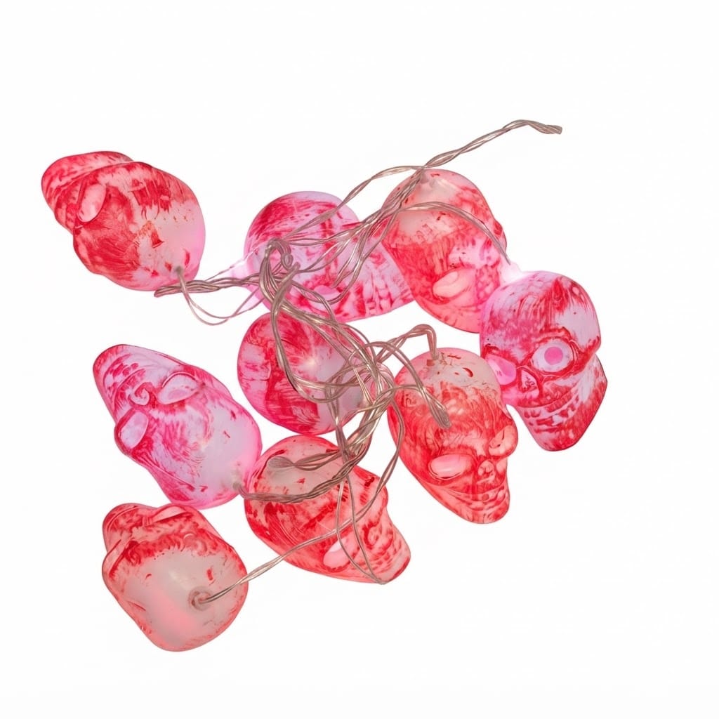 Alpha 55 Guirlande Lumineuse Crâne Sanglant 330 cm – Halloween