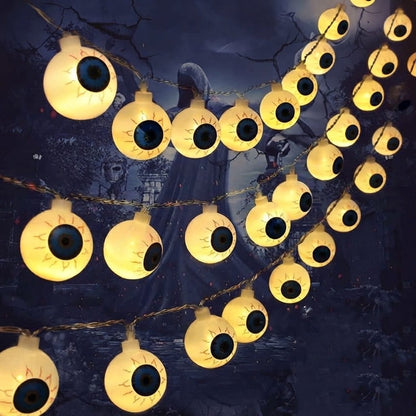 Alpha 55 Guirlande Lumineuse Globes Oculaires 330 cm – Halloween